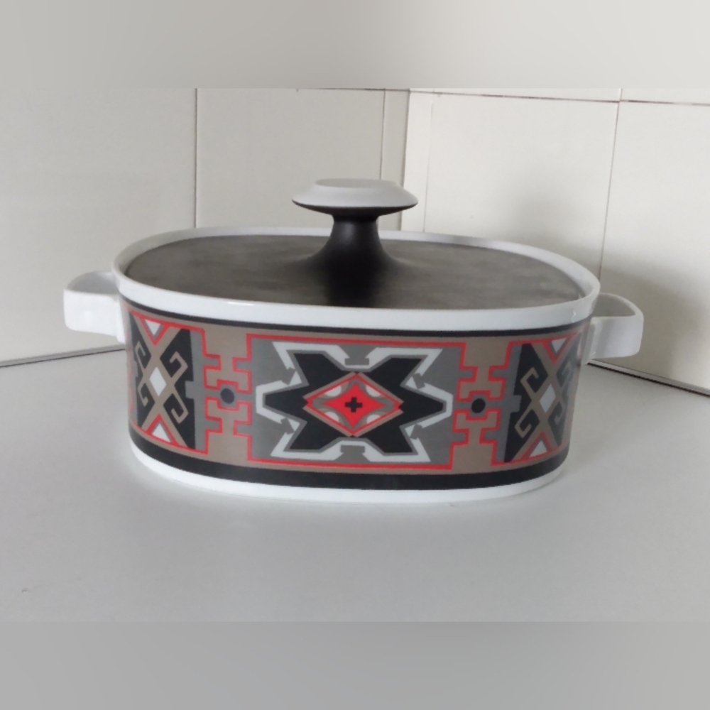 Vintage Sango Japanese China Serving Dish With Lid
